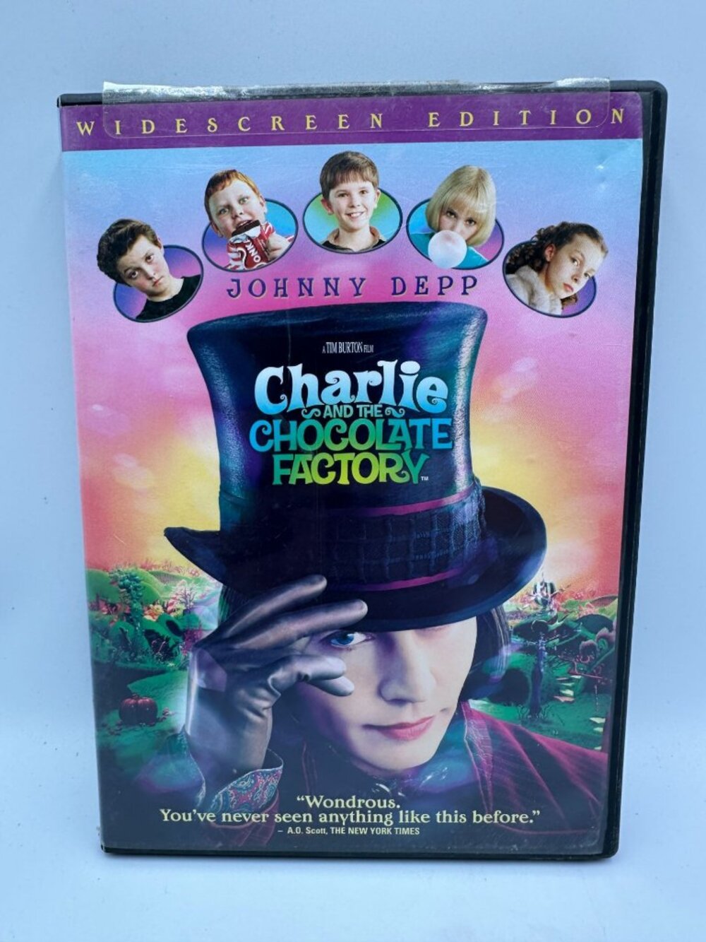 Charlie And The Chocolate Factory DVD 2005 Johnny Depp Warner Bros Widescreen